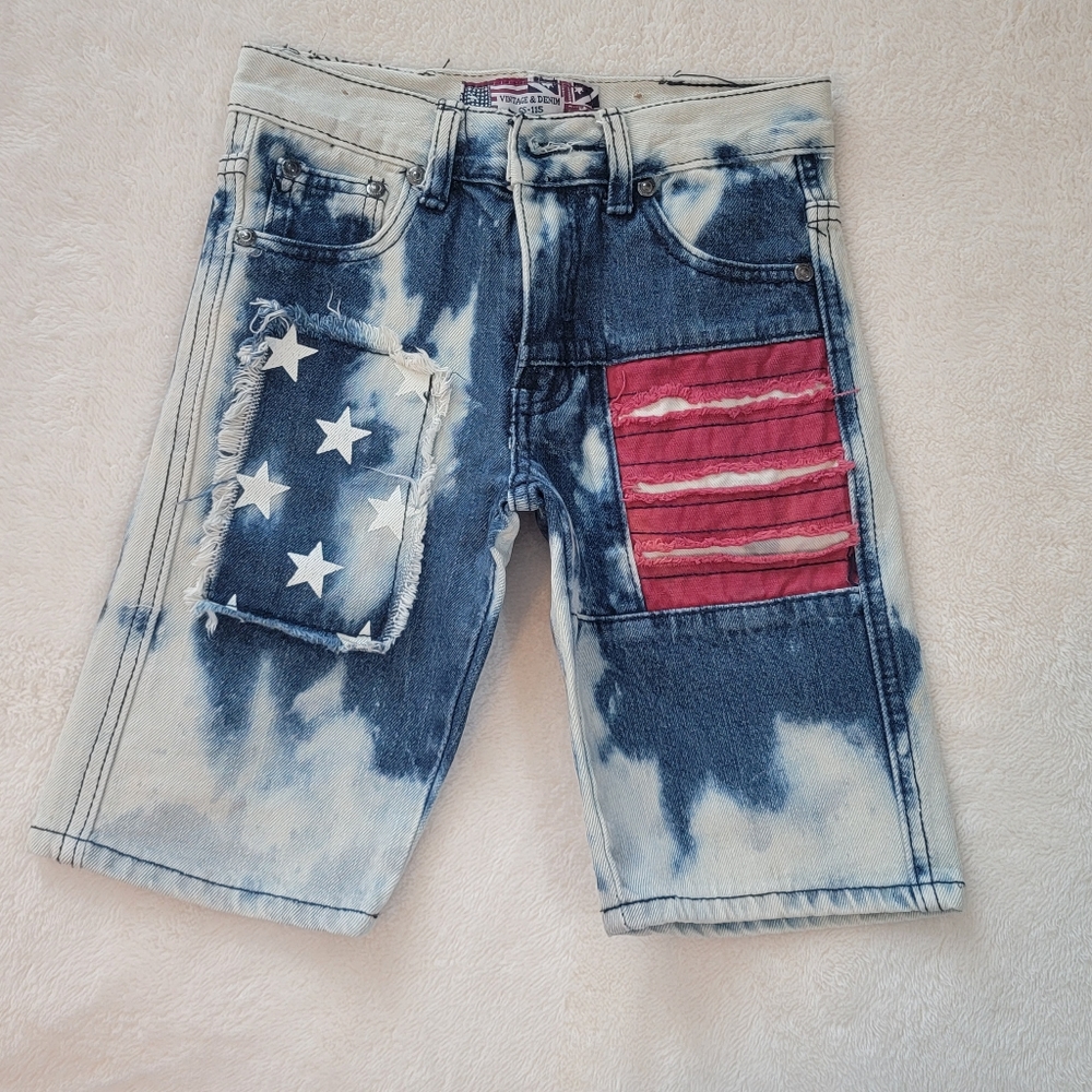 Boy's jean shorts.